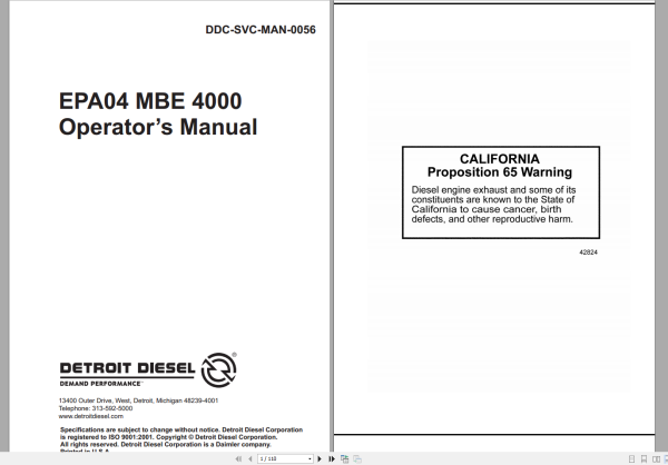 Detroit Engine 18.5GB Troubleshooting Service Workshop Manual Collection 4 1