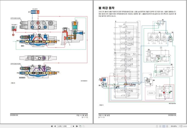 Doosan Excavator DX55W 5K Shop Manual 950106 01131B KO 3
