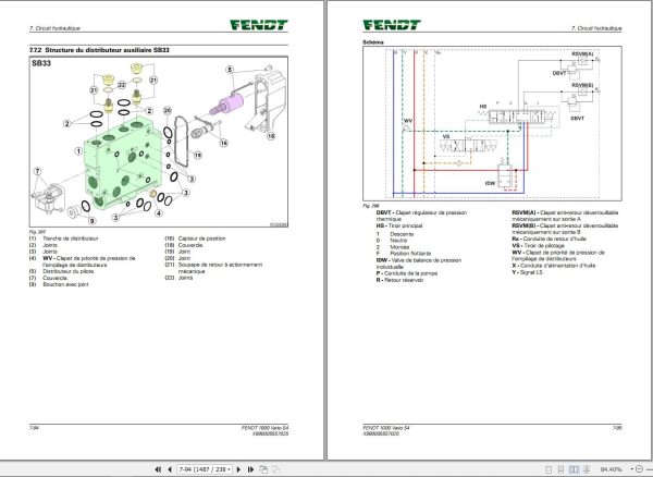 Fendt 1038 1042 1046 1050 Vario S4 Workshop Manual X990005557025 FR 1 1