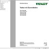 Fendt 1151 1156 1162 1167 Vario MT Operator Workshop Manuals DE 1