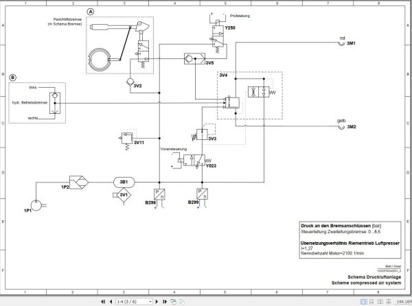Fendt 207 208 209 210 211 V F P Vario Gen3 Circuit Diagrams FR 1
