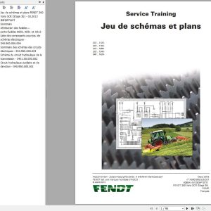 Fendt 309 310 311 312 313 Vario Circuit Diagrams FR