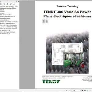 Fendt 310 311 312 313 Vario S4 Power Profi Circuit Diagrams FR