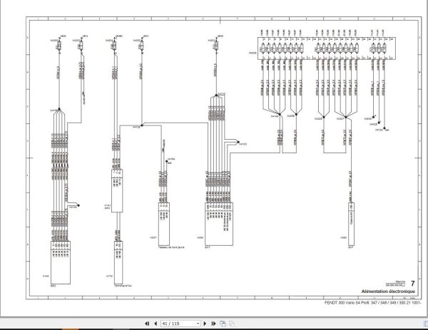 Fendt 310 311 312 313 Vario S4 Power Profi Operator Workshop Manuals and Diagrams FR