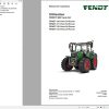 Fendt 310 311 312 313 Vario S4 Power Profi Operator Workshop Manuals and Diagrams FR 2