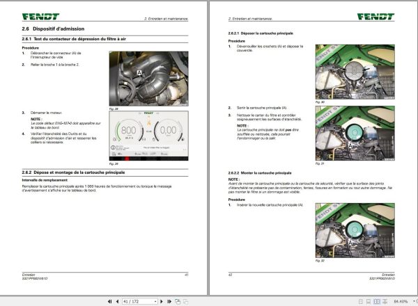 Fendt 512 513 514 516 Vairo Gen3 T4f Maintenance Manual 6214 FR 1