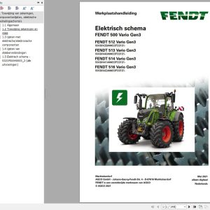 Fendt 512 513 514 516 Vario Gen3 Circuit Diagrams NL