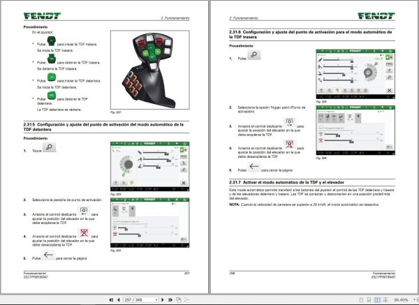 Fendt 512 513 514 516 Vario Gen3 Operating Manual 6211 ES 1