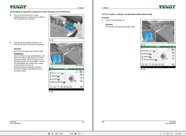 Fendt 512 513 514 516 Vario Gen3 Operating Manual S321PP001B06D NL 1