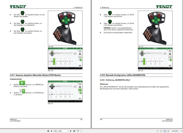Fendt 512 513 514 516 Vario Gen3 Operation Manual S321PP001B00D DE 1