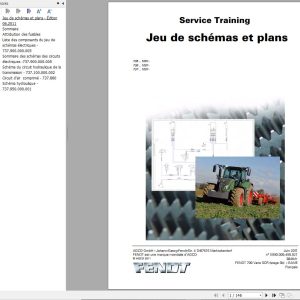 Fendt 714 716 718 720 722 724 Vario Circuit Diagrams FR