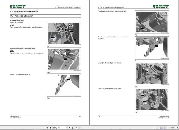 Fendt 930 933 936 939 942 Vario Gen7 Maintenance Manual H221PP002W04D ES 1