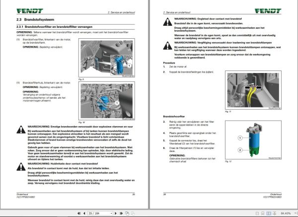 Fendt 930 933 936 939 942 Vario Gen7 Maintenance Manual H221PP002W06D NL 1