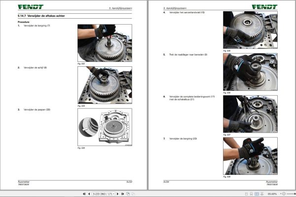 Fendt 938 940 943 Vario MT Workshop Manual 79037282B NL 01 1