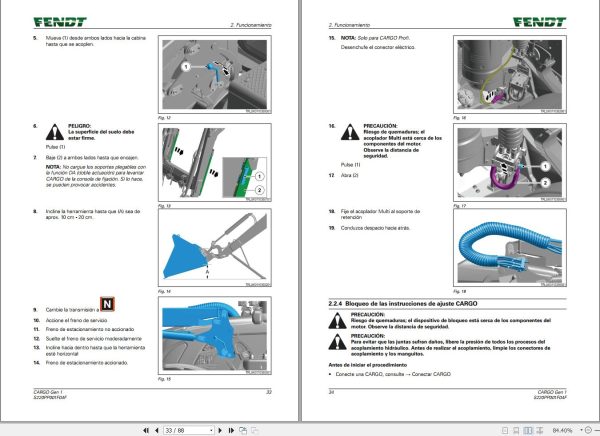 Fendt CARGO Gen 1 Operator Manual S220PP001F04F ES 1