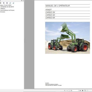 Fendt Cargo 3X 4X 5X Workshop Manual 4053 FR