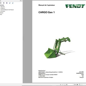 Fendt Cargo Gen 1 Operator Manual S220PP001F02F FR