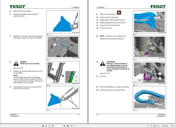 Fendt Cargo Gen 1 Operator Manual S220PP001F02F FR 1