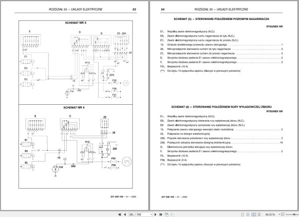 Fendt Combine Harvesters 5220E 5250E 6250E Workshop Manual 327208100 PL 1