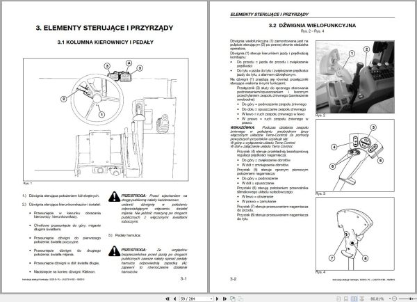 Fendt Combine Harvesters 5220E Operator Manual LA327314102 PL 1