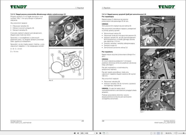 Fendt Combine Harvesters 5225E Operator Manual LA327432102 PL 1