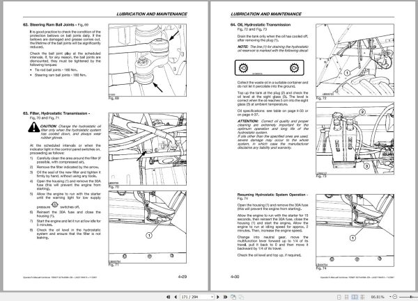 Fendt Combine Harvesters 5720C 5270C AL 6300C 6300C AL Operator Manual 1