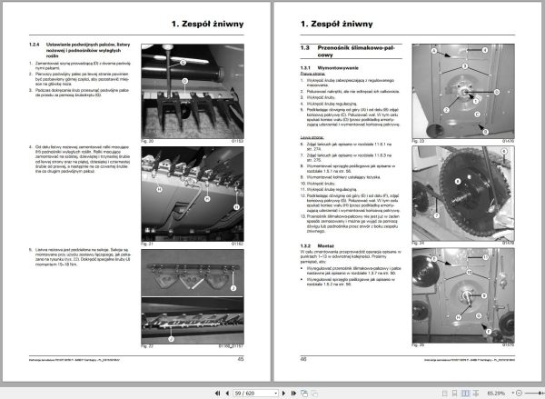 Fendt Combine Harvesters 8370P 8400P Workshop Service Manual D3151810M2 PL 1