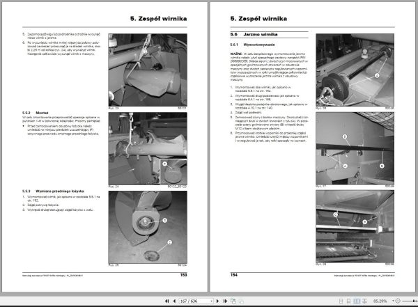 Fendt Combine Harvesters 9470X Workshop Service Manual D3152810M1 PL 1