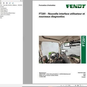 Fendt FT201 New User Interface And New Diagnostics Training Manual 5730 FR