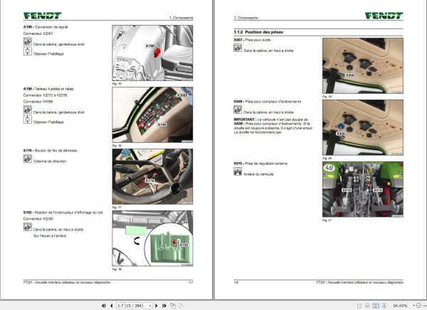Fendt FT201 New User Interface And New Diagnostics Training Manual 5730 FR 1