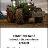 Fendt FT297 700 Vario Gen7 Training Manual NL