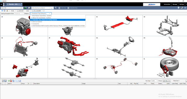 General Motors GMNA EPC 01.2024 Spare Parts Catalogue VMWARE 2