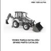 Hidromek Backhoe Loader HMK 102B ALPHA Spare Parts Catalog Y1012577 EN TR