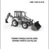 Hidromek Backhoe Loader HMK 102B ALPHA Spare Parts Catalog Y1012578 EN TR