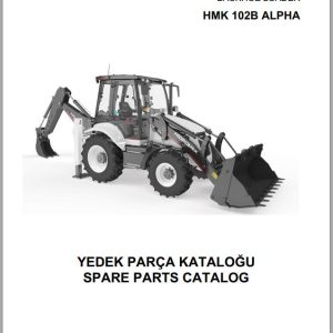 Hidromek Backhoe Loader HMK 102B ALPHA Spare Parts Catalog Y1012591 EN TR