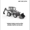 Hidromek Backhoe Loader HMK 102B ALPHA Spare Parts Catalog Y1012721 EN TR