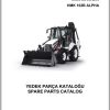 Hidromek Backhoe Loader HMK 102B ALPHA Spare Parts Catalog Y1012762 EN TR