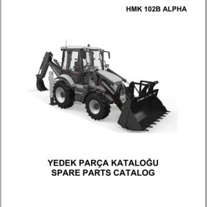 Hidromek Backhoe Loader HMK 102B ALPHA Spare Parts Catalog Y13020100 R EN TR