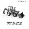 Hidromek Backhoe Loader HMK 102B ALPHA Spare Parts Catalog Y2501100H EN TR