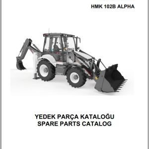 Hidromek Backhoe Loader HMK 102B ALPHA Spare Parts Catalog Y2501100H EN TR
