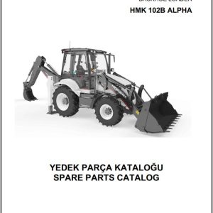 Hidromek Backhoe Loader HMK 102B ALPHA Spare Parts Catalog Y2503100 EN TR