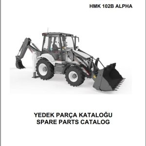 Hidromek Backhoe Loader HMK 102B ALPHA Spare Parts Catalog Y2504100H EN TR
