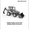 Hidromek Backhoe Loader HMK 102B ALPHA Spare Parts Catalog Y2504100R EN TR