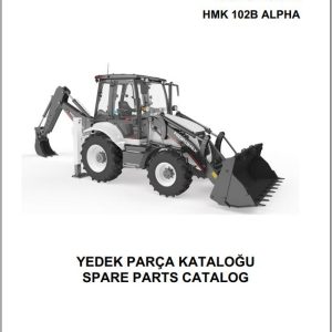 Hidromek Backhoe Loader HMK 102B ALPHA Spare Parts Catalog Y2504100R EN TR