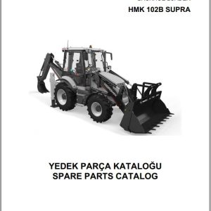 Hidromek Backhoe Loader HMK 102B SUPRA Spare Parts Catalog Y1012594 EN TR