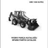 Hidromek Backhoe Loader HMK 102B SUPRA Spare Parts Catalog Y2601100 EN TR