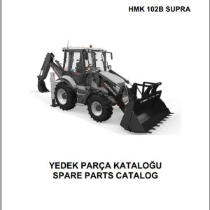 Hidromek Backhoe Loader HMK 102B SUPRA Spare Parts Catalog Y2601100 EN TR