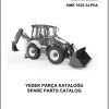Hidromek Backhoe Loader HMK 102S ALPHA Spare Parts Catalog Y1012650 EN TR