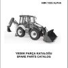 Hidromek Backhoe Loader HMK 102S ALPHA Spare Parts Catalog Y1501100H EN TR