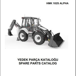 Hidromek Backhoe Loader HMK 102S ALPHA Spare Parts Catalog Y1501100H EN TR